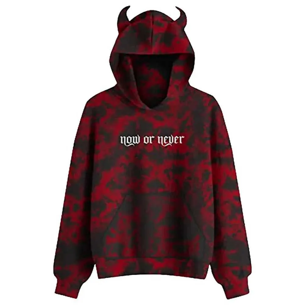 XPLR Men's Red Tie Dye Shatter Colby Brock Pullover Hoodie for Sam and  Colby Fans