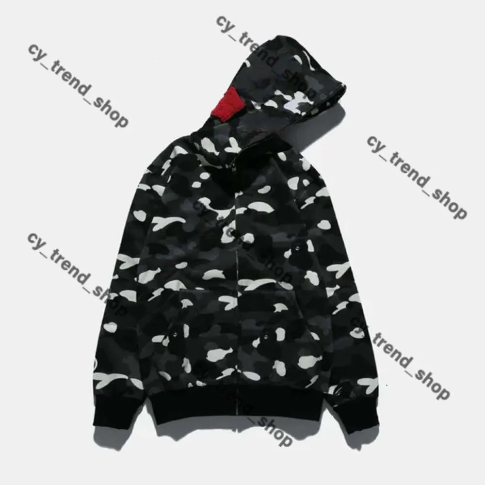 デザイナーフーディーメンズフーディーズカモサメのスウェットシャツレディースラミナスフーディー刺繍ジップジャケットコットリーラミナスパネルセーター368