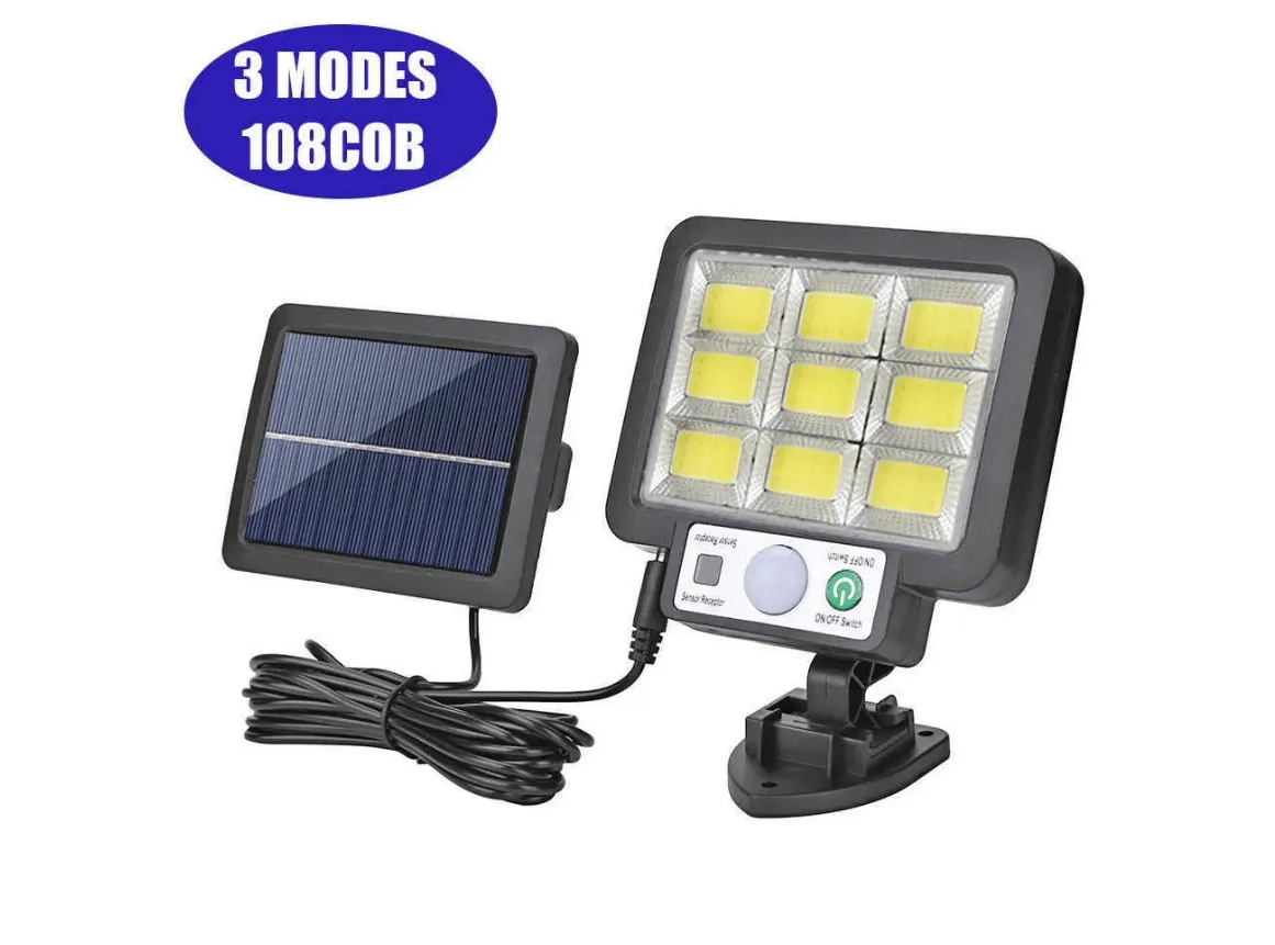 Solar light with wall switch 2025