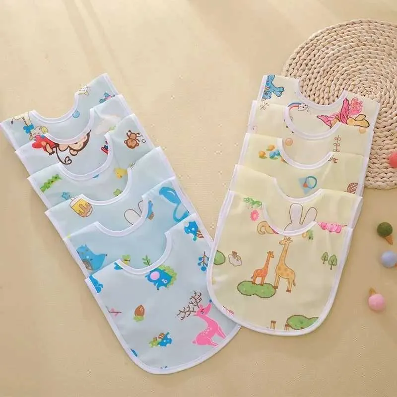 Bibs Burp Cloths 1 кусок водонепроницаемой одежды для кормления для маленьких детей младенцы для мальчиков и девочек аксессуары для новорожденных Bibsl240514