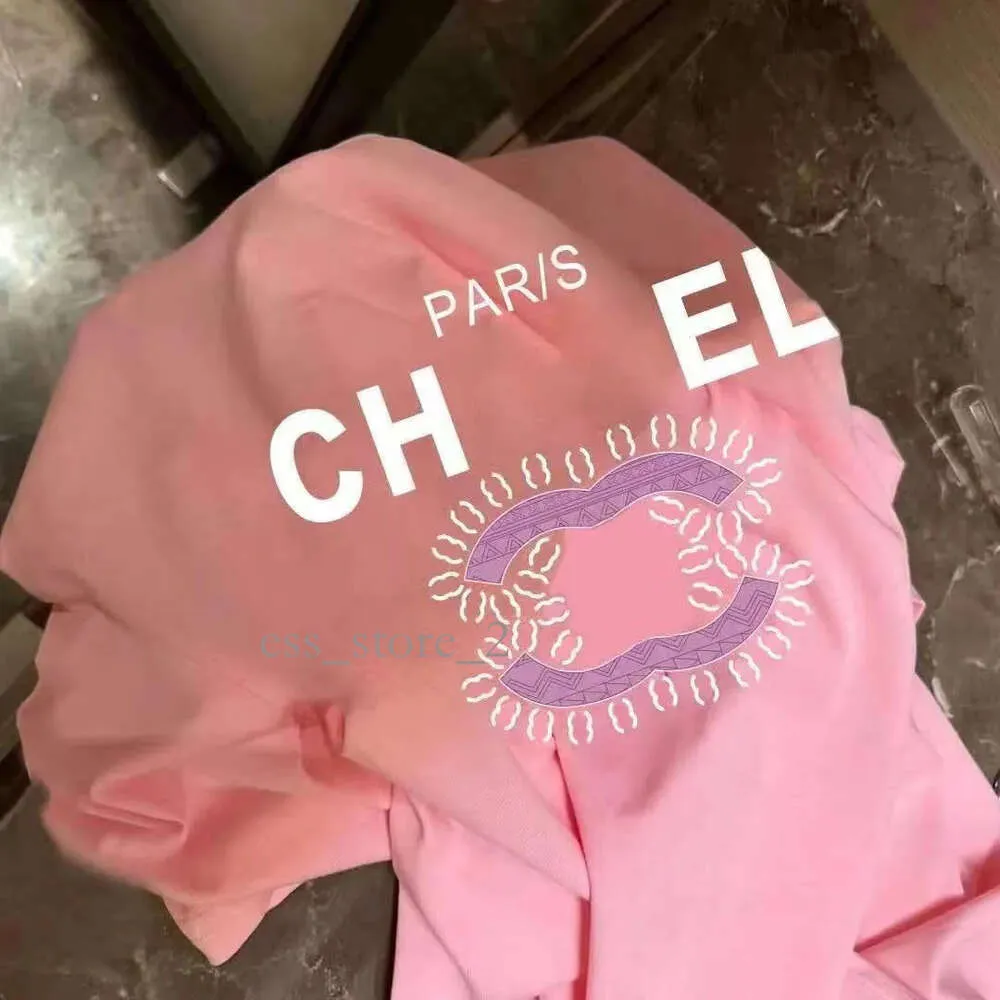 chanells shirt chanei shirt French Fashion Designers Loose Tees Fashion Brands Casual Luxurys Clothing Street Short Sleeve Clothes Xi top quality 24ss 348