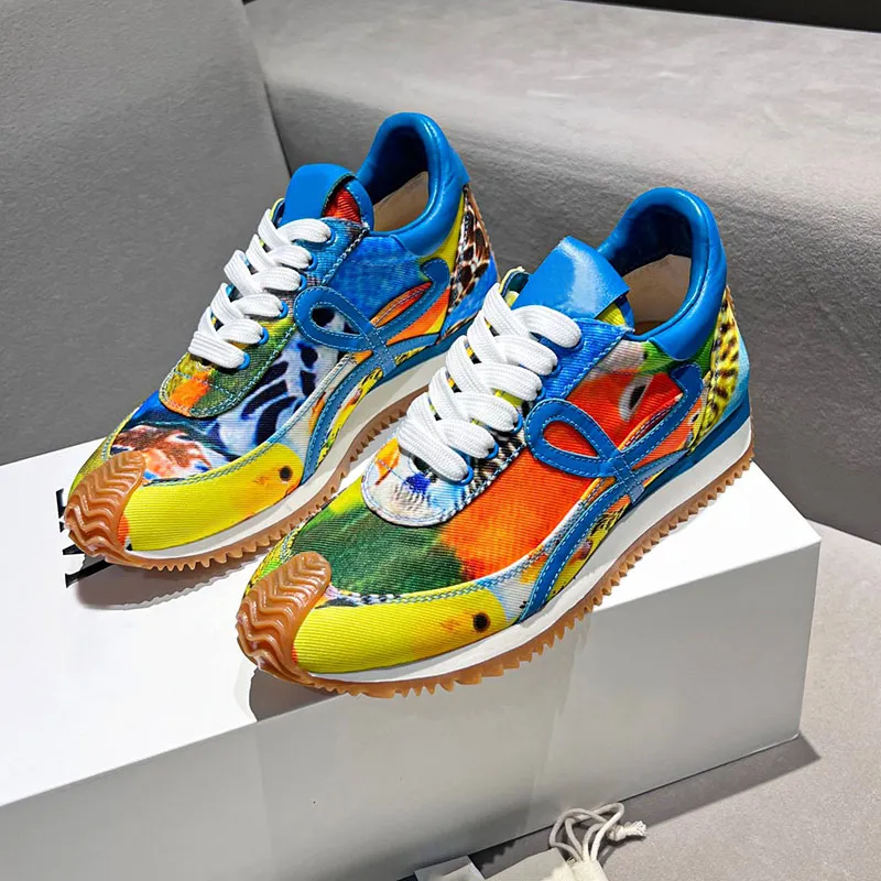 Barocco print mix achilles sneaker best sale