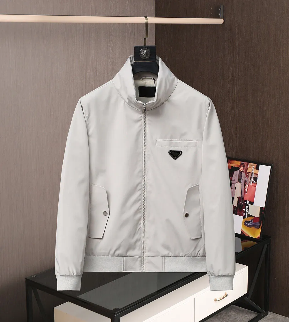 Men collar zipper decorated jacket cheap