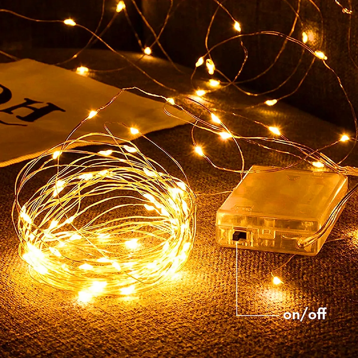 Wire lights for bedroom clearance
