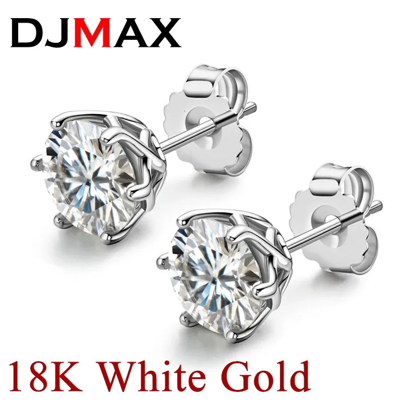 djmax韓国ファッションd色モソナイトレディースラグジュアリージュエリースタッドイヤリングオリジナル925スターリングシルバーレディースイヤリング240429