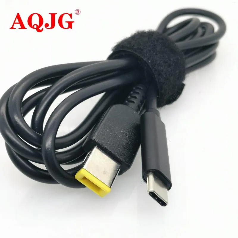 Computer Cables USB 3.1 Type C USB-C To Rectangle 11.0 5.0mm Power Plug PD Emulator Trigger Charge Cable For Lenovo ThinkPad X1 Carbon