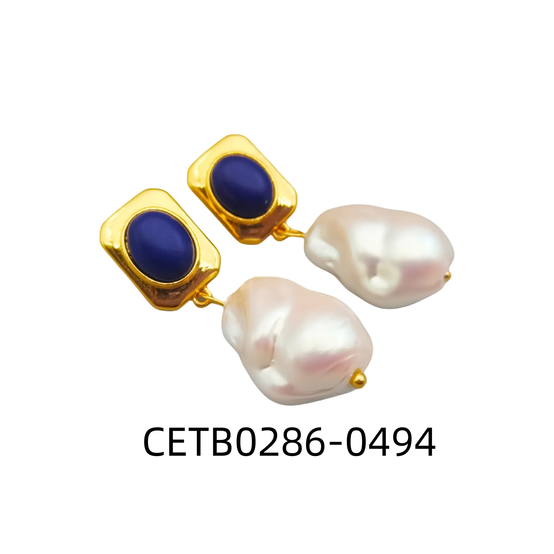 Baroque Pearl Charm Earrings Vintage Pearls Earring