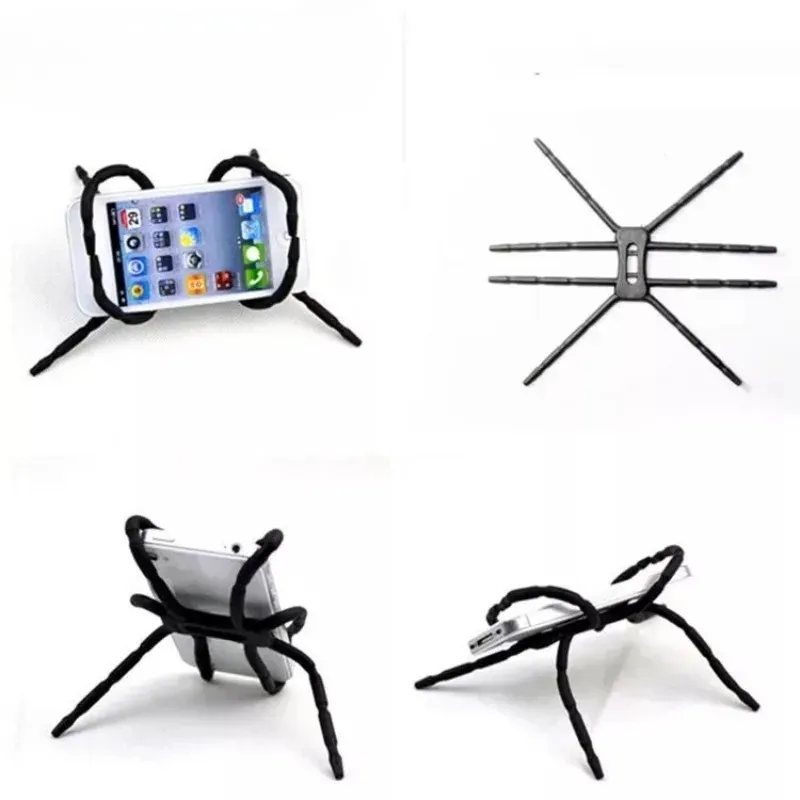 Universal Multi-Function Portable Spider حامل قبضة مرنة لـ iPhone Samsung Google Pixel Holder للهواتف الذكية للهواتف المحمولة