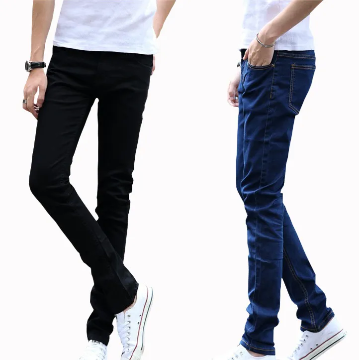 Designer Spring Summer Stretch Jeans Men's Denim Pants Skinny Slim Pencil Workout Pants Casual Jeans Mens Womens Outwear Street Long Pants Harem Trousers Asian 27-36