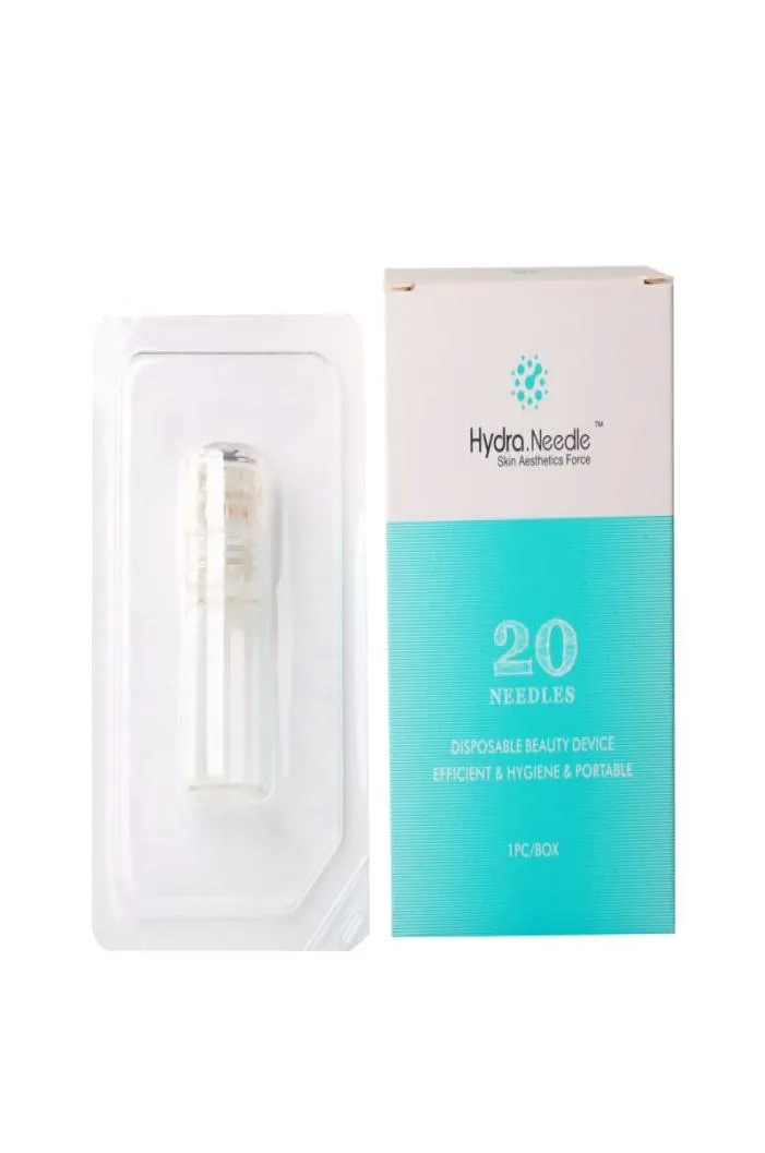 Nieuwe titanium microneedle automatische Hydra Needle 20 Derma Roller Bottle Mesotherapy Gold Tips Derma Stamp Micro Needle9405808