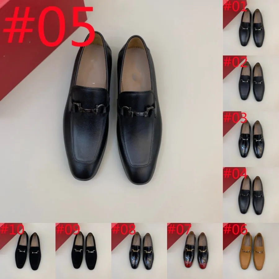 F11/10MODEL High Quality Business Formal Leather Shoes Mens Casual Designer Dress Shoes Classic Italian Formal Oxford Elegant Shoes Men Office Shoes