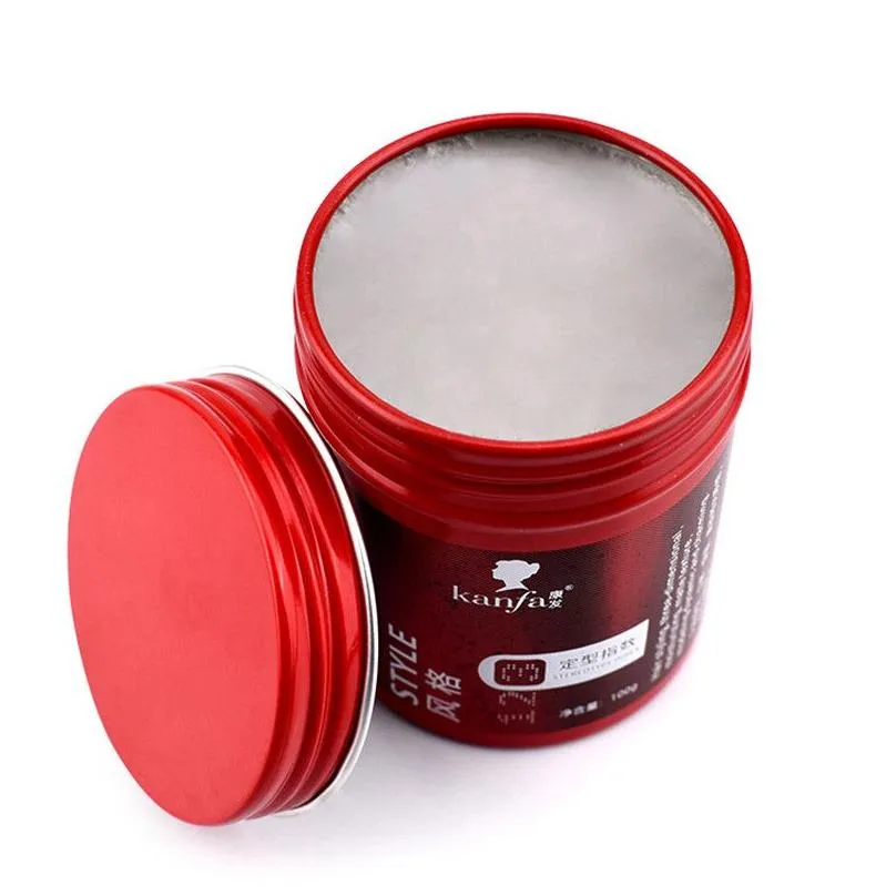 Pomades Waxes 100G Hair Clay Wax Matte Sha Mud Waxs Fragrant Natural Fluffy Long-Lasting Styling Tools Ship 10Pcs Drop Delivery Produc Dhfoa