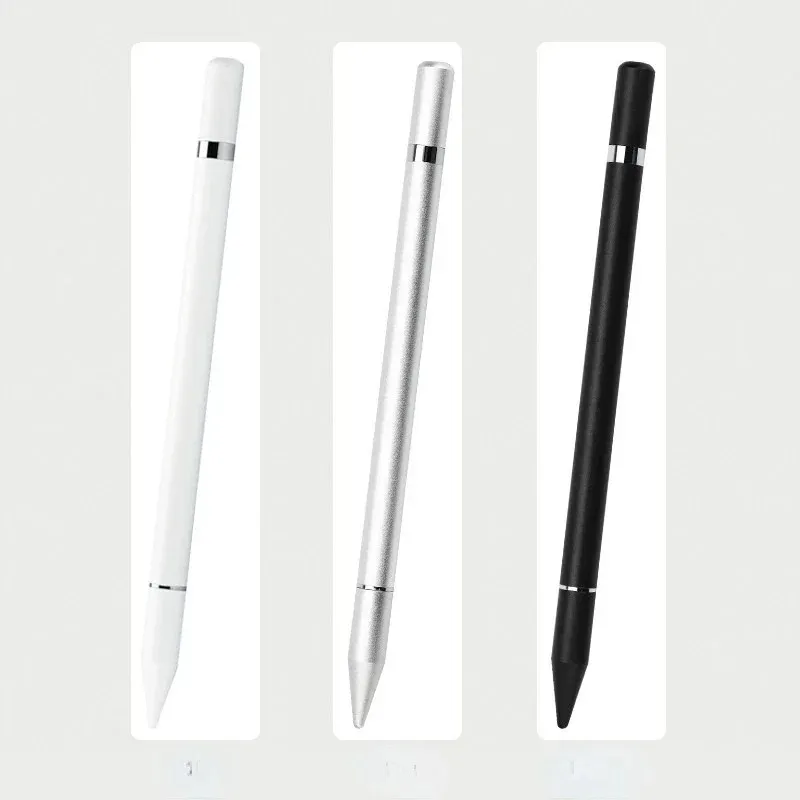 Universal 2 In 1 vezelstylus tekening tablet Pennen capacitief scherm Caneta Touch Pen voor mobiele telefoon Smart Pen Accessoires