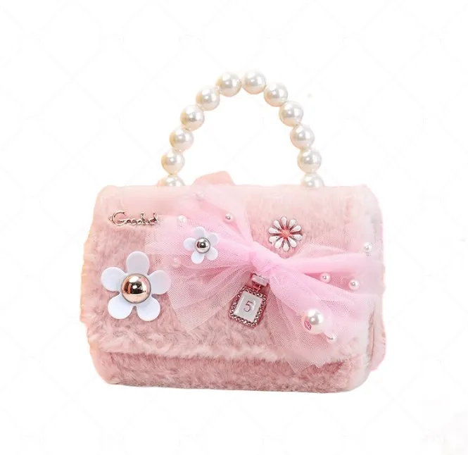 Mini-bourse kids bourse bourse bourse petit sac à bands mini sac en tout-petit sac minuscule sac petit sac pu bracelet de corps cross-body pour fille cadeau d'anniversaire cadeau p5 mame arc