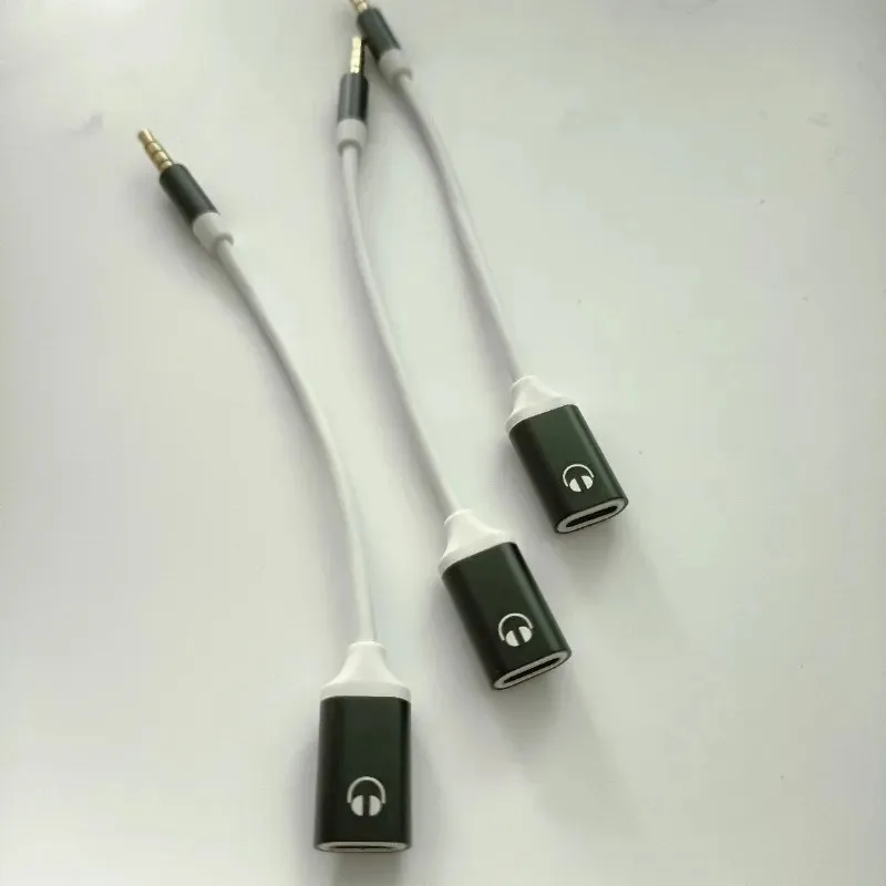 35 mm mannelijk naar type-C vrouwelijke koptelefoon aux kabelconverter voor oortelefoon audio-adapterkabel lange lengte 1 stks