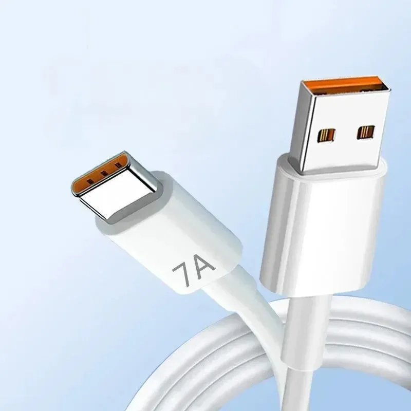 7A 100W USB Type C Super Fast Charge Cable для Huawei P40 P30 Fast Charing Data Bord для Xiaomi Mi 13 12 Pro OnePlus Realme Poco