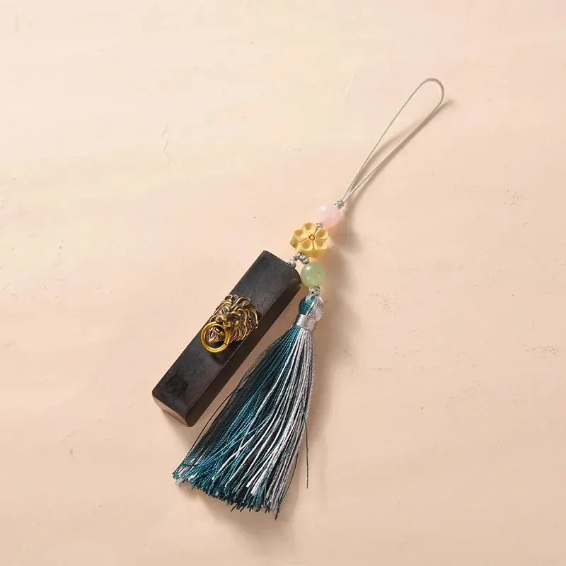 عقدة صينية Jade Bead Tassels DIY Craft Art Jewelry Sachet Carting Car Key Chain Decor