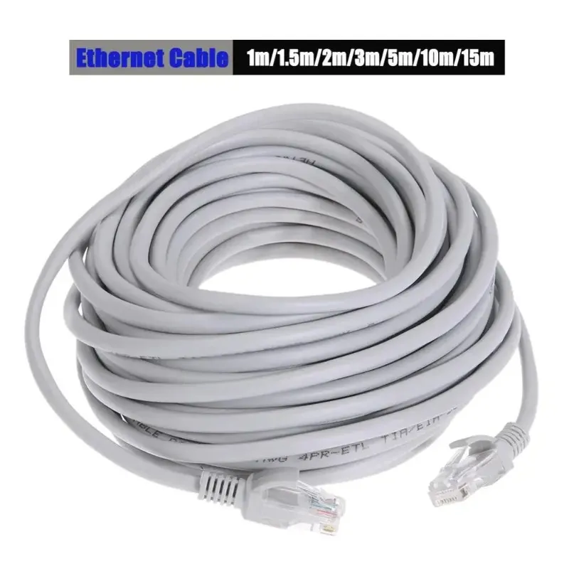 Ethernet -Kabel Hochgeschwindigkeit RJ45 Network LAN Cable Cat5 Router Computernetzwerkkabel 1 m/1,5 m/2m/3m/5m/10m für Computerrouter