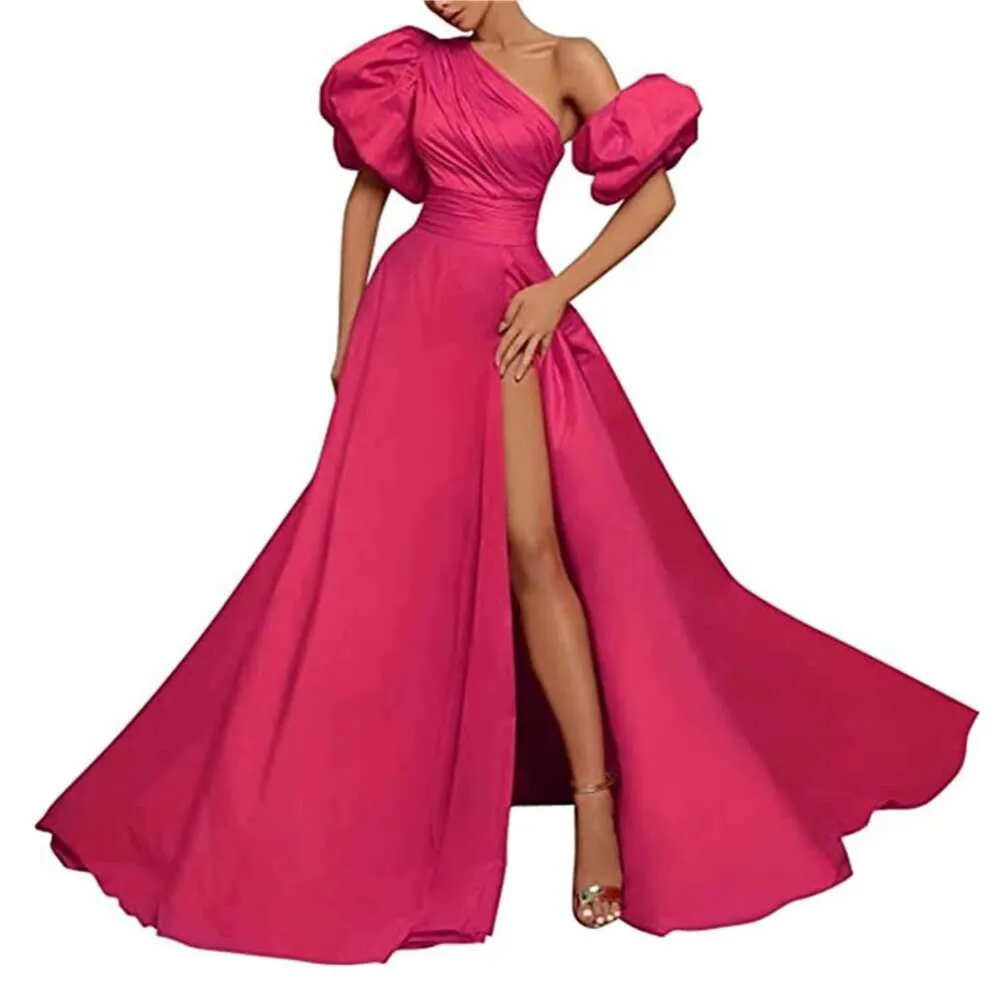 formal navy blue long sleeve dress Navy Velvet Sleeved V-neck Slit Bridesmaid Dress