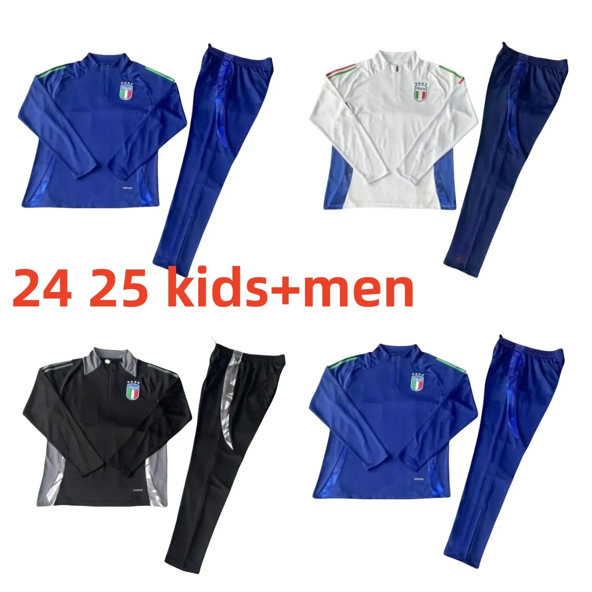 24 25 Soccer Tracksuits Sets VERRATTI Shirt BONUCCI BARELLA IMMOBILE training Italia CHIESA Soccer Jerseys 24 25 ItalyS tracksuit INSIGNE JORGINHO BELOTTI