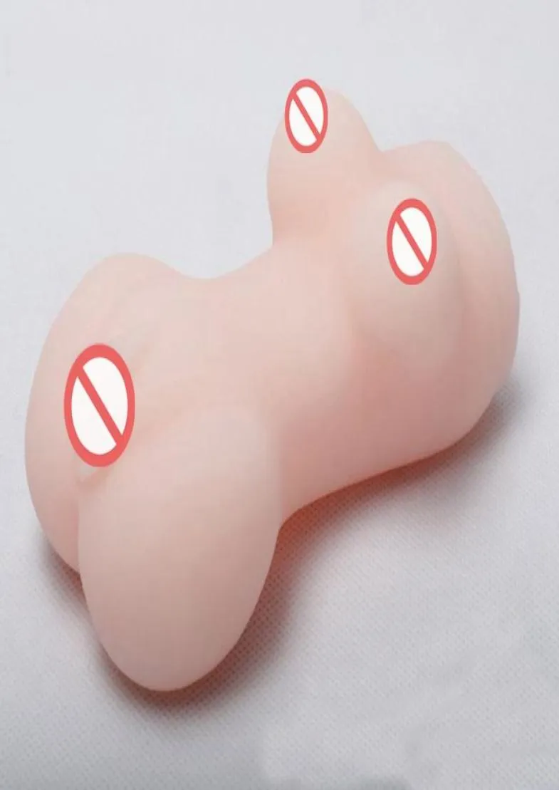 Sex Masturbators Sex Dolls Siliconen Borsten Realistische vaste poppen met vagina mini -seksspeeltjes voor Men5523005