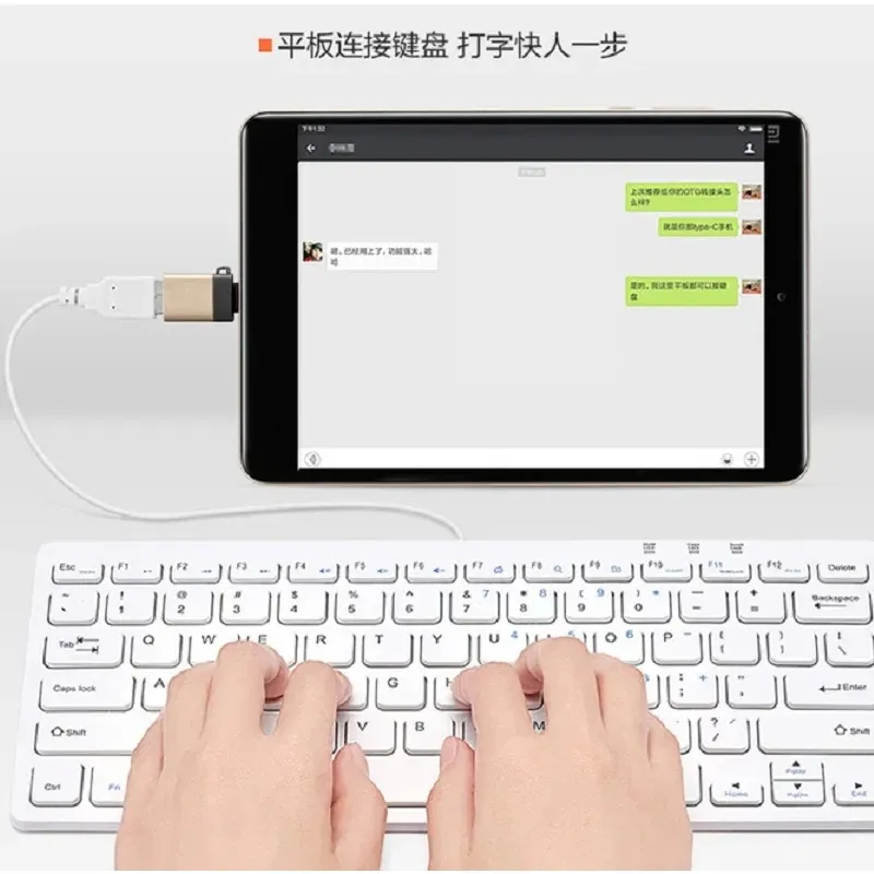 USB-C Type-C do Micro USB B 3.0 Data Ładowanie kabla Adaptera Przekształć Kobietę USB Type C do mężczyzny dla Samsung Xiaomi Huawei Honor