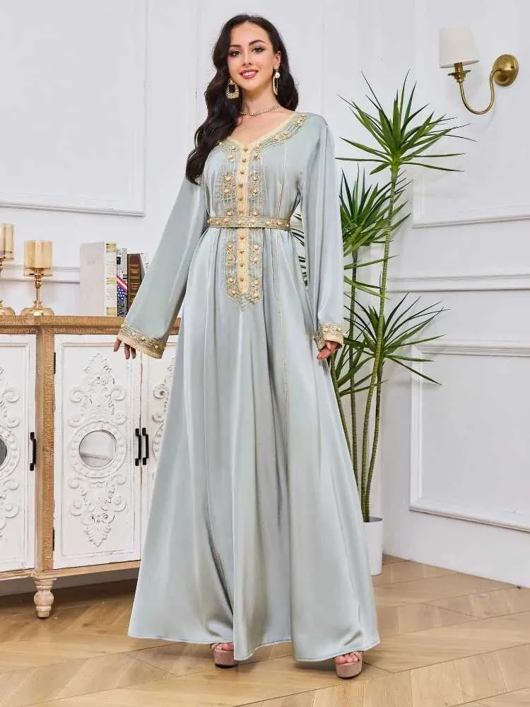 Saudi Arabic Muslim Party Dress Women Eid Diamond Abaya Jalabiya Morocco  Kaftan Vestidos Dubai Ramadan Gown Robe Long Polyester Dress from Dhgate  Ethnic Clothing - price 14.15