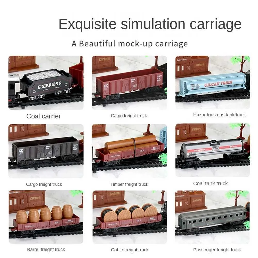 ☆ DHgate Diecast Model Toy Car Train Train مع مسارات ، لعبة السكك الحديدية  الكلاسيكية عالية السرعة التي تديرها البطارية من 28.23ر.س, image size:1000x1000