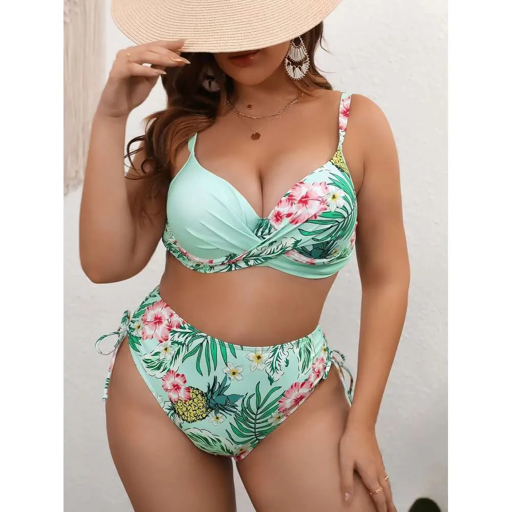 2024 High Waist Patchwork Bikini Set Sexy Plus Size Swimwear For Women Perfect For Summer Beach Swim Wear For Ladies From Kuhone 21.35 DHgate.Com