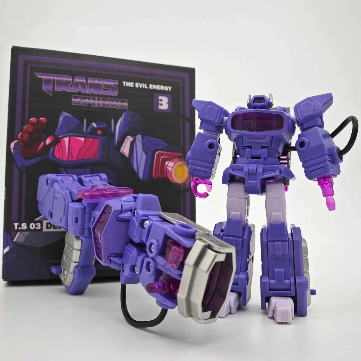 Purple robot toy sale