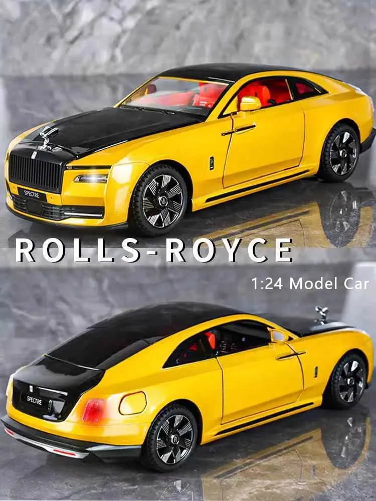 1:24 Rolls-Royce Alloy Pull Back Model Car with Sound and Light
