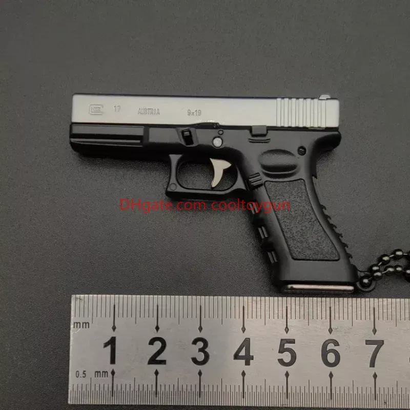 1: 3 mini g17 g17 metal juguete modelo de pistola de aleación portátil apariencia desmontables