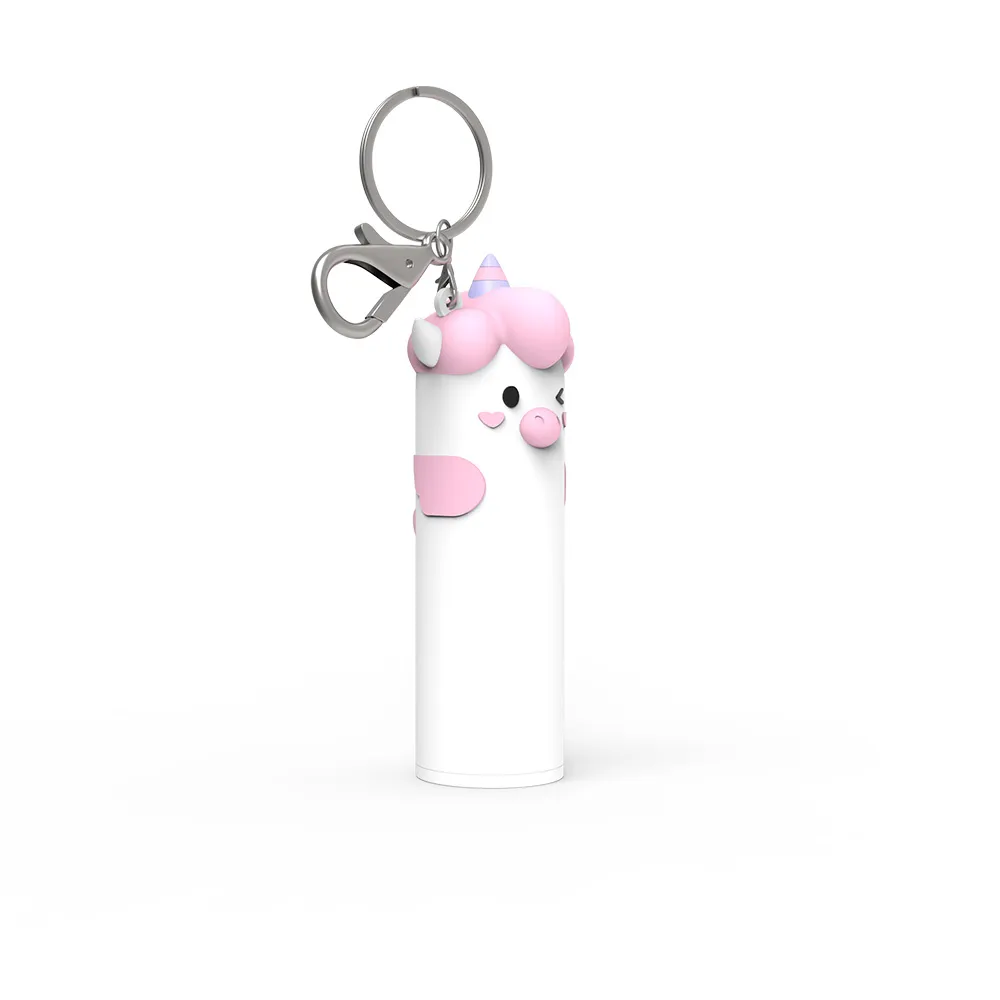 Unicorn KeyChain USB 4800 mAh Snabb laddare Söt djur bärbar rese mini Telefon Power Girl Gift