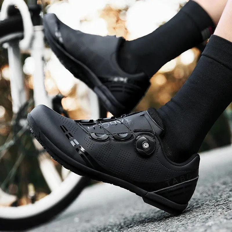 Men Non Locking Mountain Bike Shoes Without Cleats Road Bicycle Rb Speed Non Cleat Cycling Shoes Sneaker Flat Pedal Mtb Women 240516