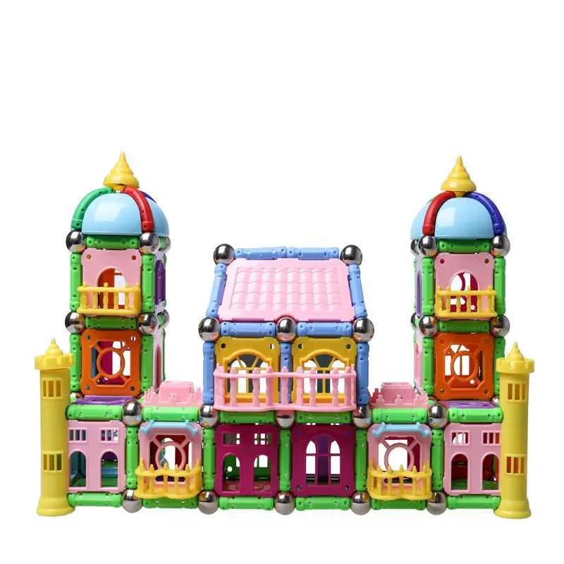 DHgate.com:Colorful Magnetic Building Blocks Set - 268 Pcs Creative ...