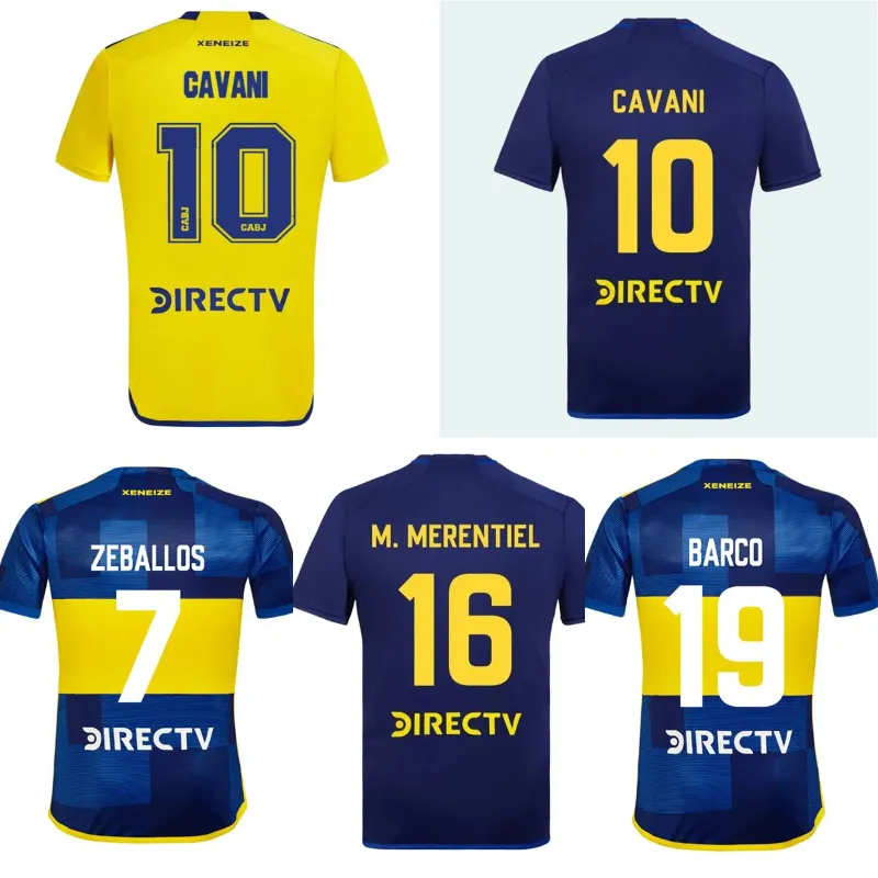 Cavani Boca Juniors Soccer Jerseys 2023 2024 2025 Football Terts Maradona Benedetto Janson Medina 20 21 Marcos Rojo Carlitos de Rossi Tevez Salvio Barco