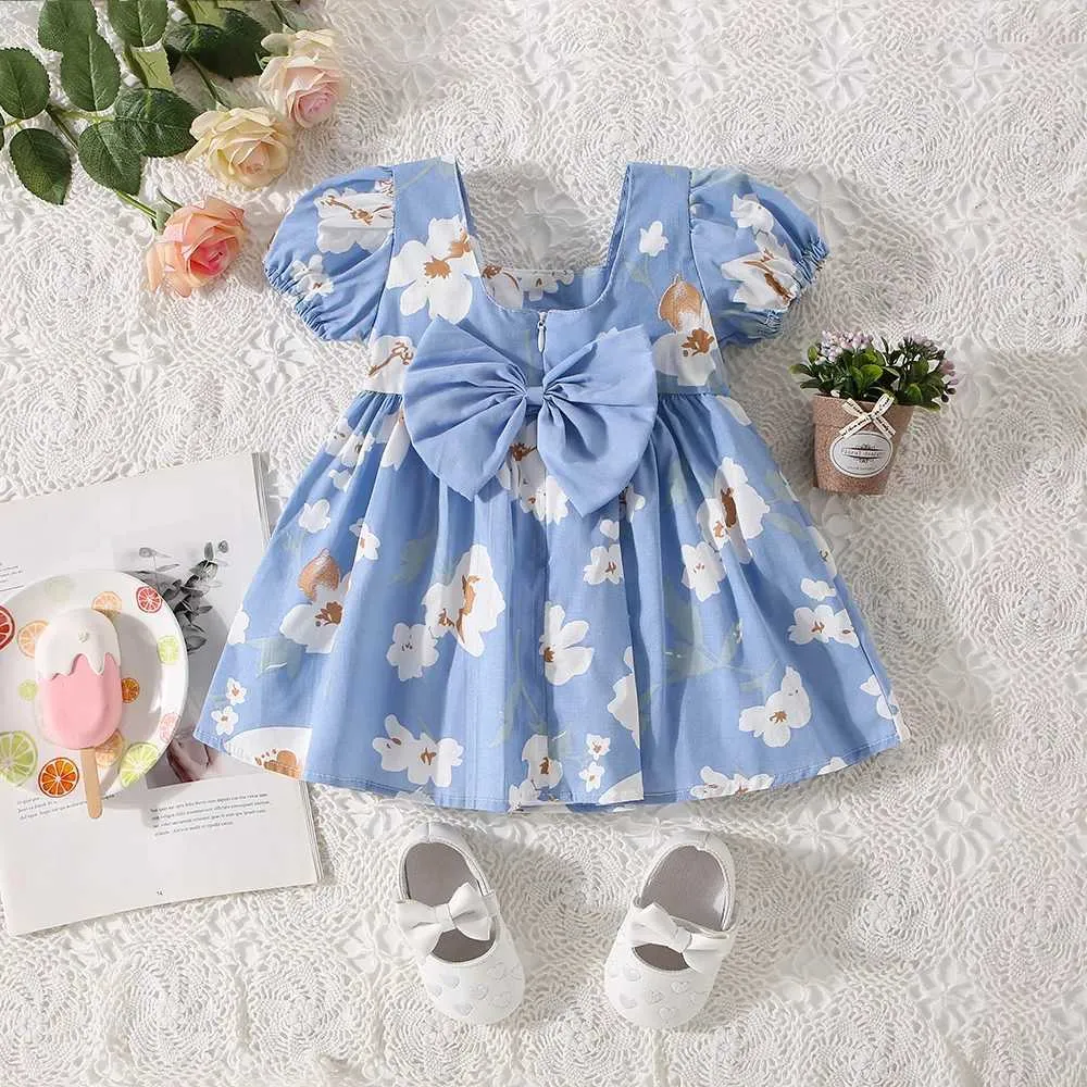 open lace back dress Cute Summer Baby Girl Pageant Dress Toddler First Communion Princess   marryshe