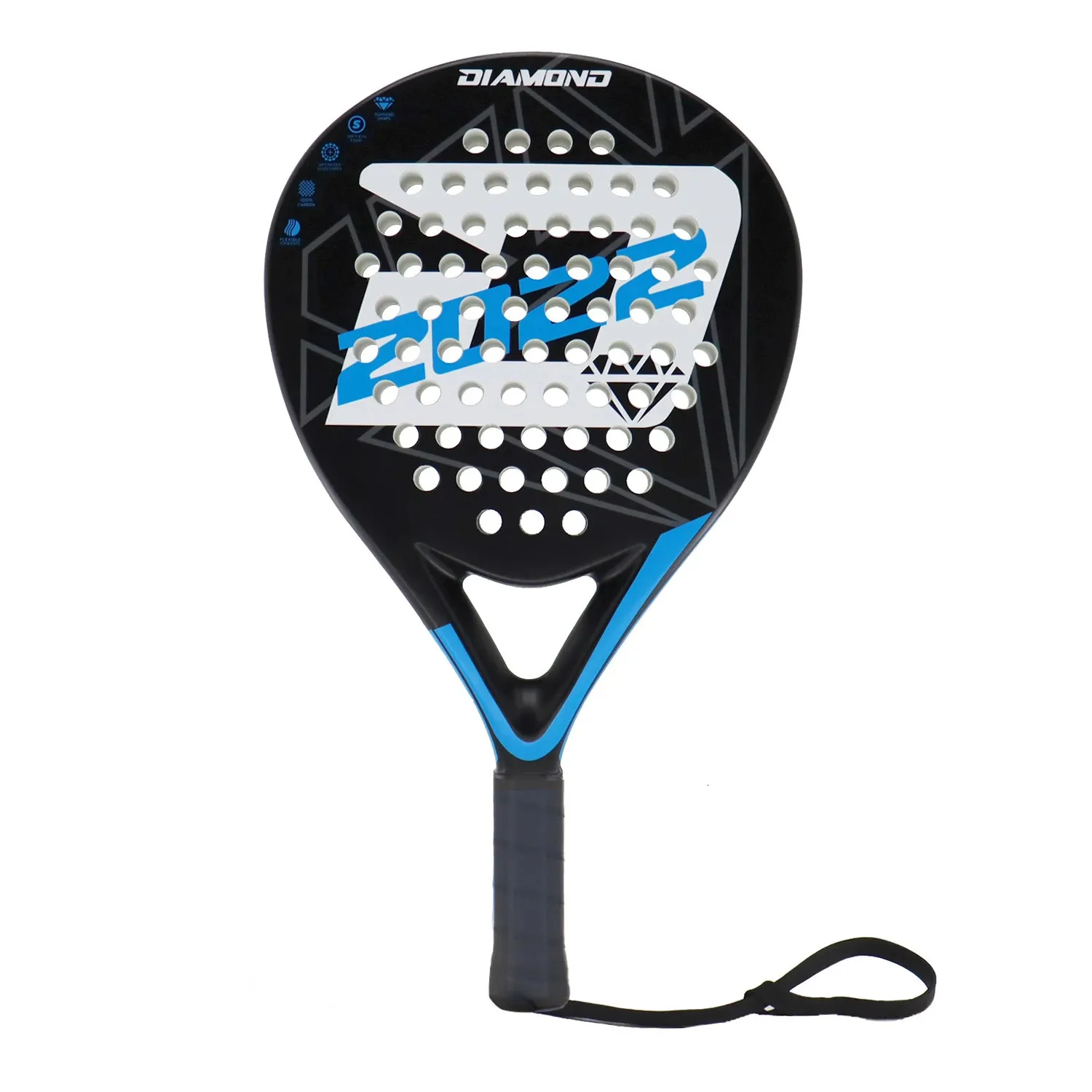 Padel Racket Pro Tennis Padel Paddle Racket Volledige koolstof diamantvorm Hoge blance voor geavanceerde spelen Eva Soft Padel Balls 240515