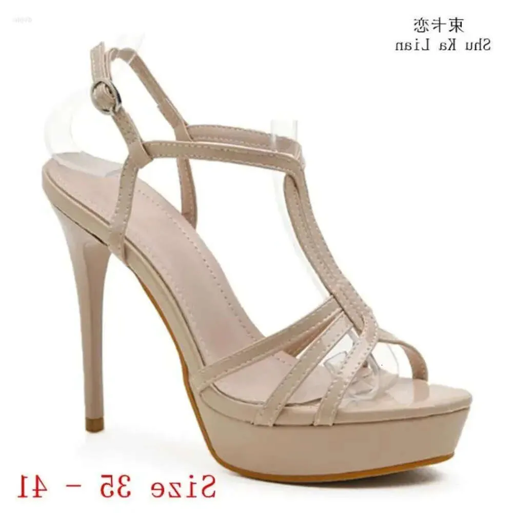 12 Sandaler High Cm Super Heel Shoes Women Gladiator Woman Heels Platform Pumpar Party Size 35 - 41 855 S 341 3 49 S D 99E1
