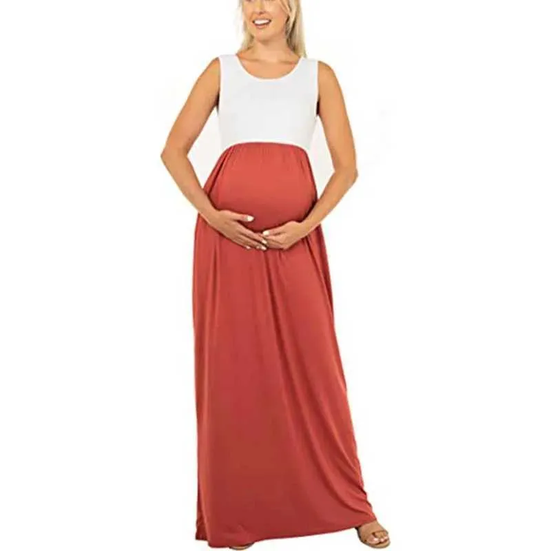 Maternity Dresses Women Pregnant Maternity Stripe Tunic Clothes Lace Dress With Sleeves Wrap Dress Cotton Anorak Belted With Maternity Dresses Y240516