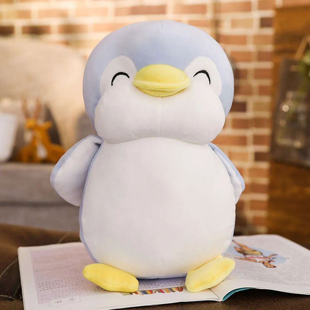 Blue penguin soft toy shop