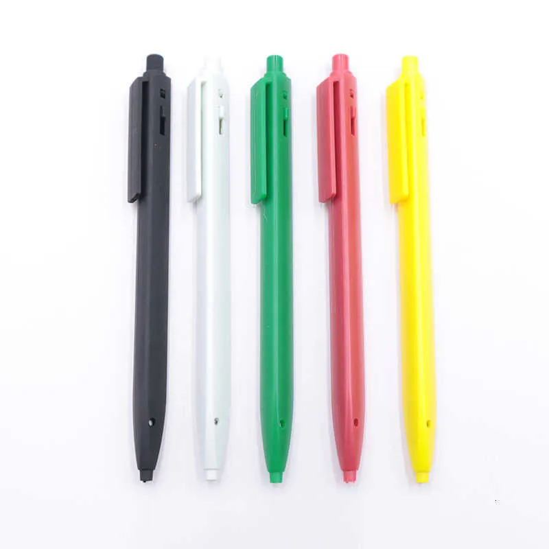 Plastic Simple Side Jump Ballpoint Pen Pr Triangle Gift Advertising Can