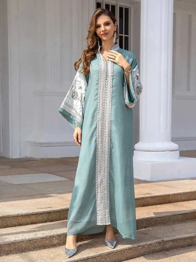 green emerald velvet dress Ethnic Embroidered Gown Kurti with Pant