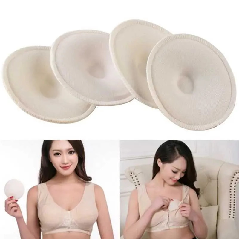 Bröstkuddar grossist av 8 nya mjuka absorberande bomullsmatvättbara och återanvändbara bröstfoder bröstvård dynor D240516
