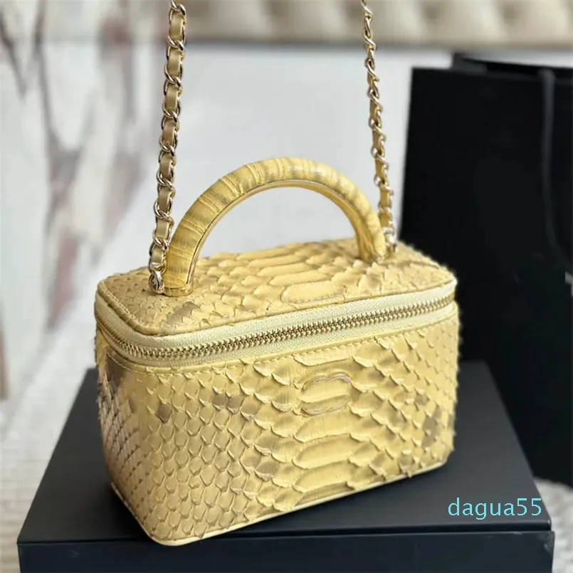 Sac de maquillage Stockage Petite épaule Crossbody Handsbag Designer Femmes Sacs cosmétiques Sacs de lavage de toilette Travel Sacs de rangement de la mode