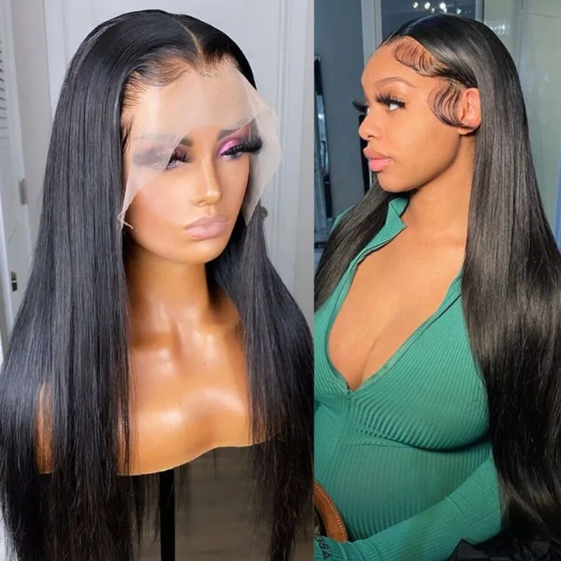 Top Quality 134 Frontal 200 Density Lace Front Human Hair Wigs for Women Vietnamese Hair