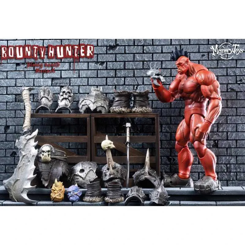 Actie speelgoedcijfers Inventaris Geheugenspeelgoed Orcus Red Bounty Hunter Bloody Hand Marokkaanse 19cm 7,5 inch Actie Toy Gift Series S2451536