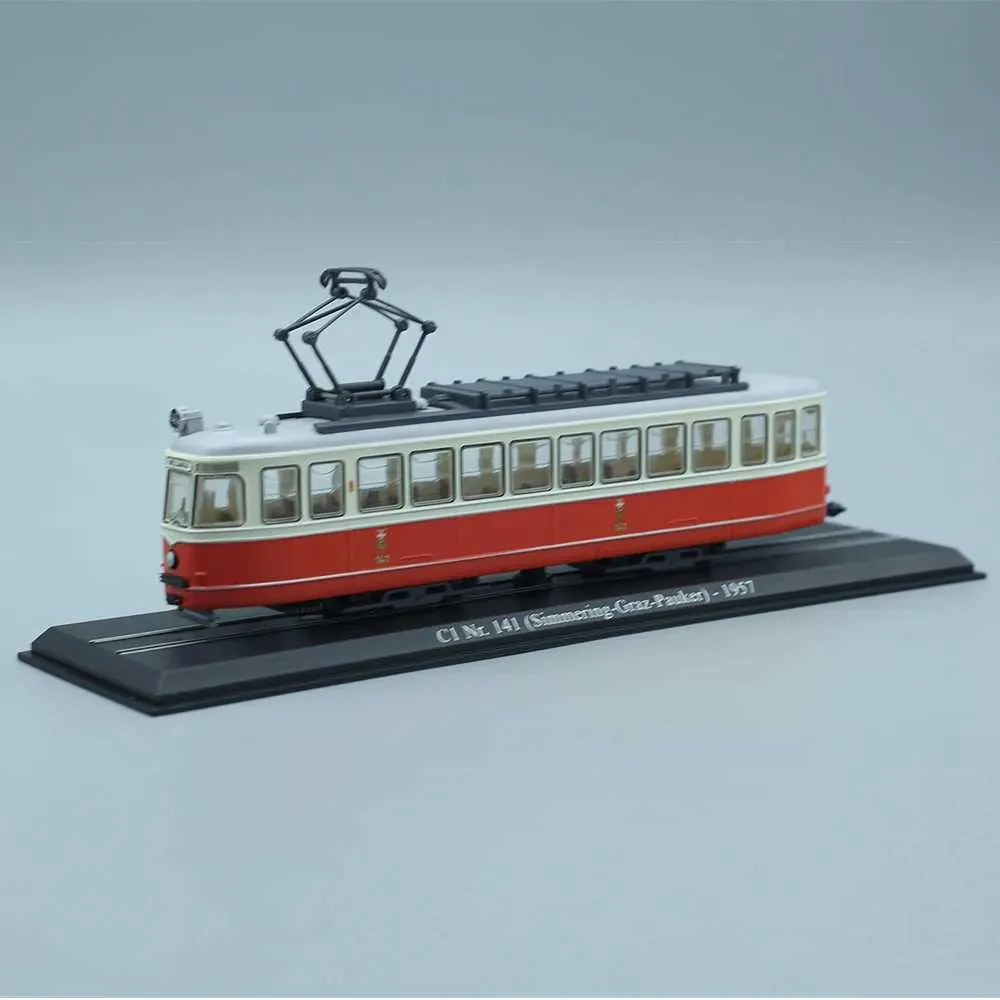 Diecast Model Cars 1 87 Schaal Duitse TW4 Herbrand/A Ei Tram Light Rail Train Simulation Model Collection Boy Toy Gift Display Organizer WX WX