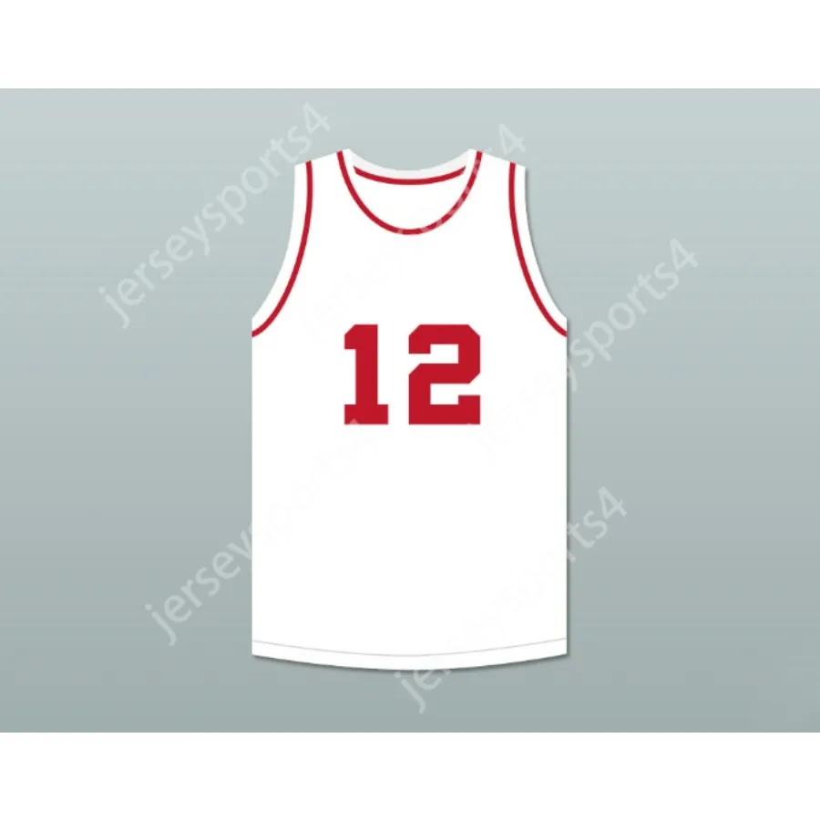 Custom Any Name Any Team PLAYER 12 EMMA B TRASK MIDDLE SCHOOL BEARS BASKETBALL JERSEY All Stitched Size S-6XL Top Quality