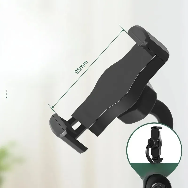 Taşınabilir Mini Hafif Tripod Ayarlanabilir Stand Selfie Stick Universal Cep Telefon Tutucu Klip Akıllı Telefon Tripod Telefon için